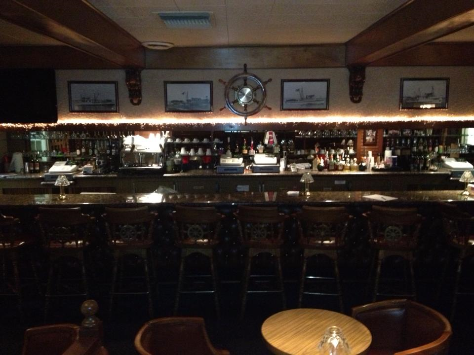 The bar at the UPSES Hall in Point Loma, San Diego