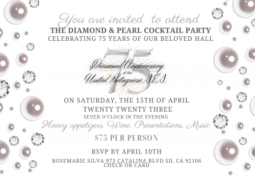 75 Year UPSES Gala Party Invitation